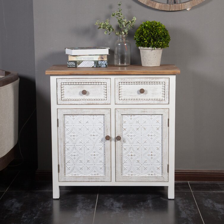 Shabby chic outlet accent cabinet